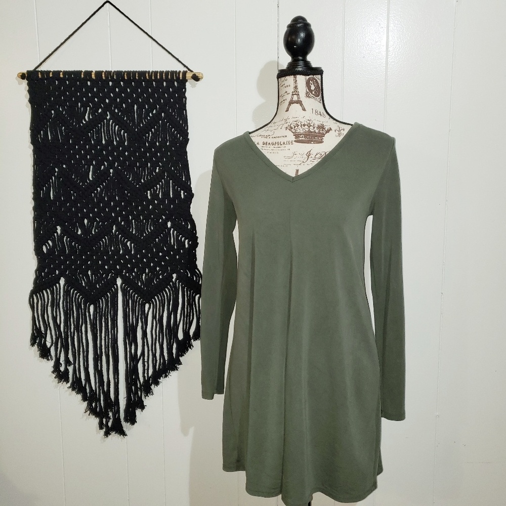 Abercrombie & Fitch Sage Green Dress Size Small